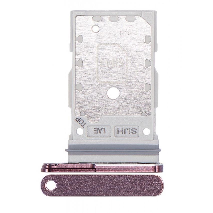 SIM card holder Samsung S908 S22 Ultra Burgundy original (service pack)