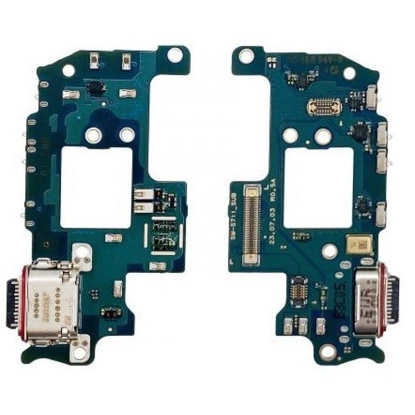 Шлейф Samsung S711 S23 FE 5G с разъемом зарядки, микрофоном, SIM оригинал (service pack)