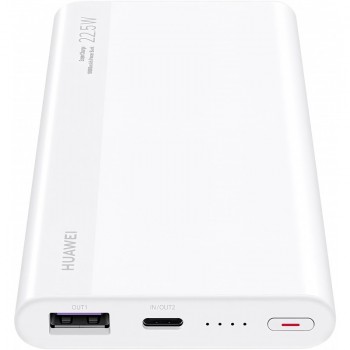 External battery Huawei SuperCharge 10000mAh (USB-C; MicroUSB; QC + PD 22.5W) White