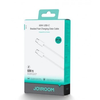 USB cable JOYROOM (S-45) "USB-C (Type-C) to USB-C (Type-C)" (60W 1m) white