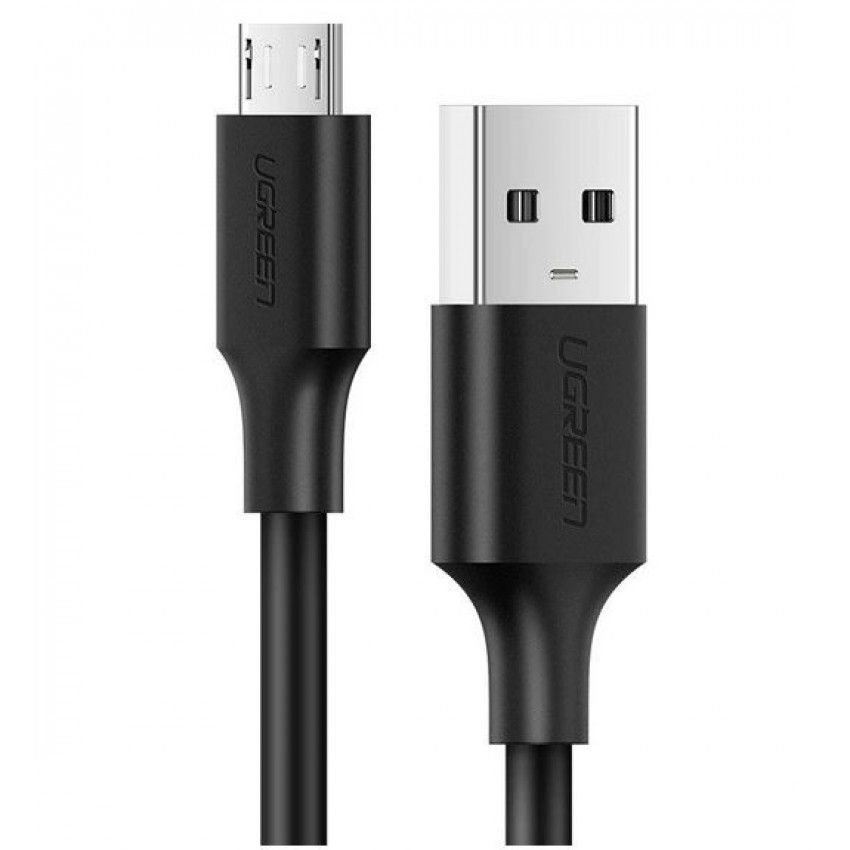 USB kabelis Ugreen US289 USB to MicroUSB 2A 2.0m melns