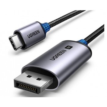 Ugreen kabelis Display Port USB-C (8K 1m) juodos spalvos