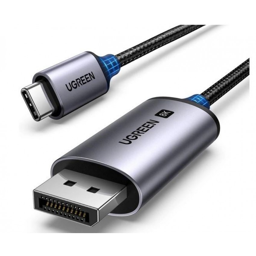 Ugreen кабель Display Port USB-C (8K 1m) черного цвета