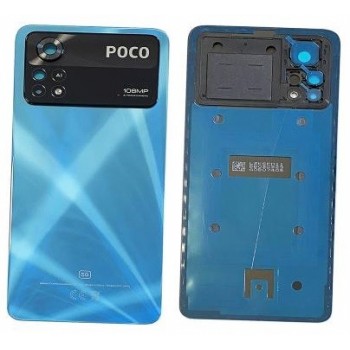 Back cover for Xiaomi Poco X4 Pro 5G Laser Blue original (service pack)