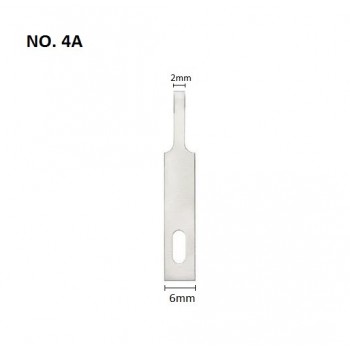 Precizinio peilio ašmenys, No.4A (10pcs)