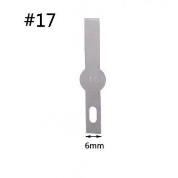 Precision knife blades, No.17 (10pcs)
