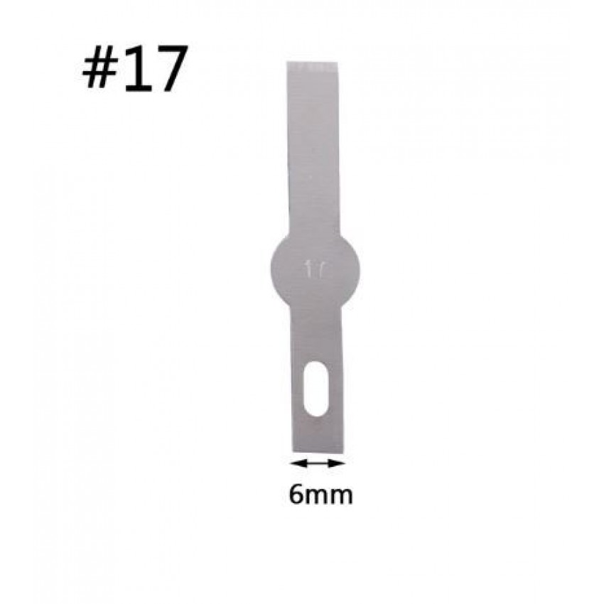 Лезвия для ножа, No.17 (10pcs)