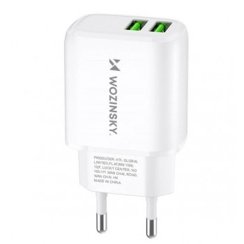 Charger Wozinsky (CUWCW) (2xUSB 2.4A) white