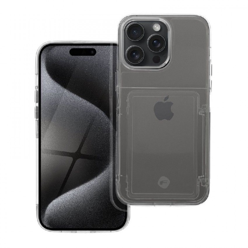 Case Forcell F-PROTECT for iPhone 15 Pro Max transparent