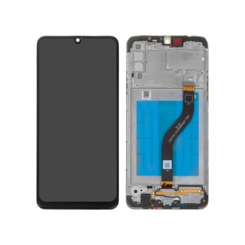 LCD screen Samsung A207F A20s with touch screen and frame black original