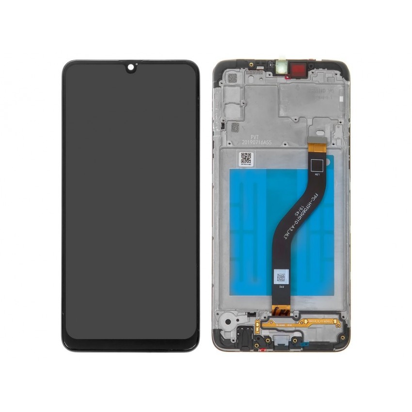 LCD screen Samsung A207F A20s with touch screen and frame black original