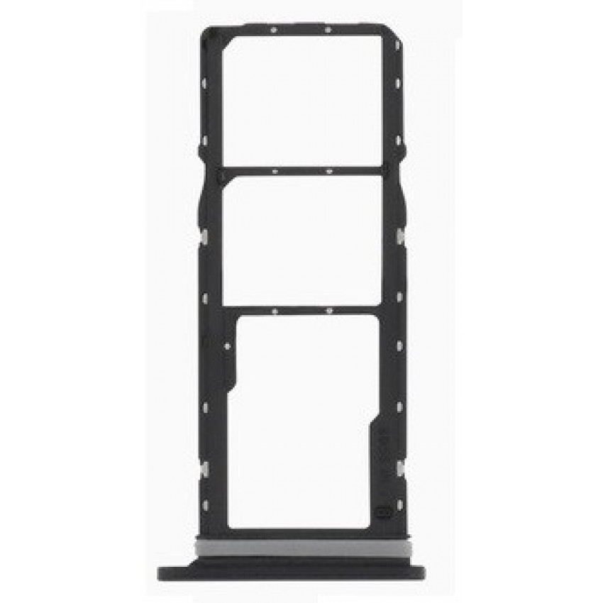 SIM kortelės laikiklis Samsung A057 A05S 2023 Black originalus (service pack)
