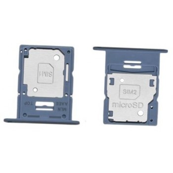 SIM card holder Samsung A155 A15 4G Blue original (service pack)