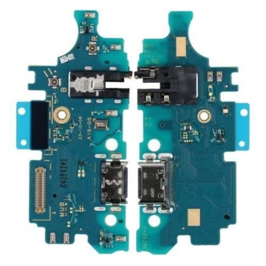 Lanksčioji jungtis Samsung A155 A15 4G/A156 A15 5G su įkrovimo kontaktu, mikrofonu, ausinių lizdu originali (service pack)