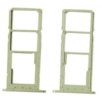 SIM card holder Samsung A14 4G A145 Light Green original (service pack)
