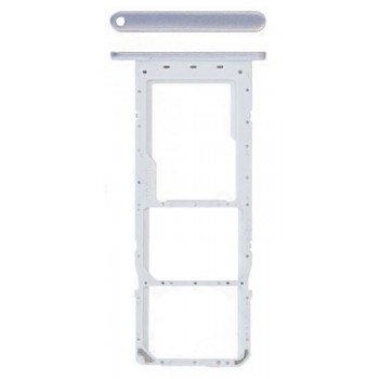 SIM card holder Samsung A14 4G A145 Silver original (service pack)