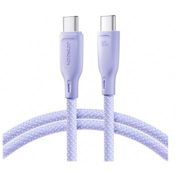 USB cable JOYROOM (S-A34) "USB-C (Type-C) to USB-C (Type-C)" (60W 1m) purple