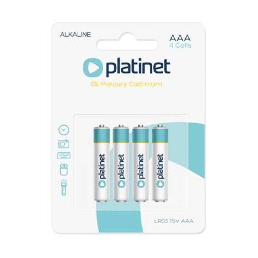 Alkaline battery PLATINET LR03 / AAA (4pcs)