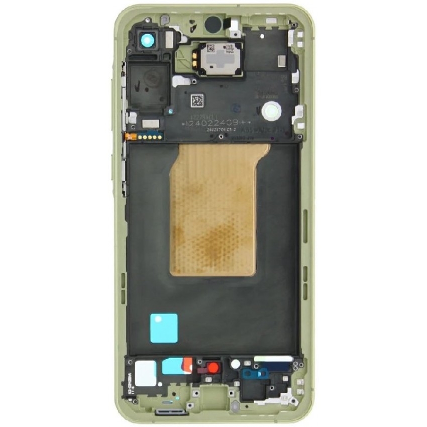 LCD screen Samsung A556 A55 5G with touch screen and frame Awesome Lemon original (service pack)