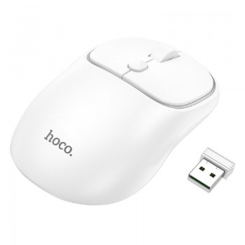 Mouse HOCO GM25 wireless, white