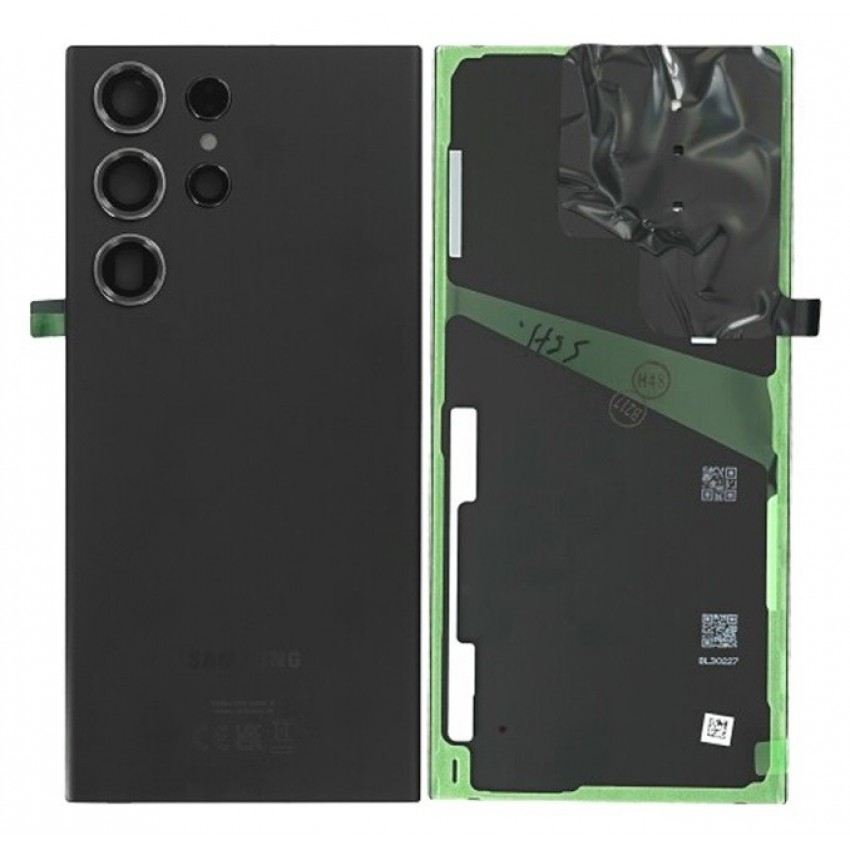 Back cover for Samsung S918 S23 Ultra Phantom Black original (service pack)