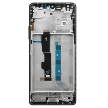 Ekranas Xiaomi Redmi Note 13 5G su lietimui jautriu stikliuku ir rėmeliu Graphite Black originalus (service pack)
