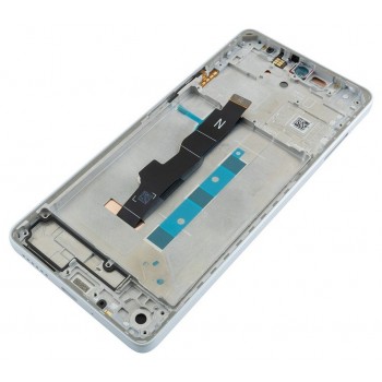 Ekranas Xiaomi Redmi Note 13 5G su lietimui jautriu stikliuku ir rėmeliu Ocean Teal originalus (service pack)