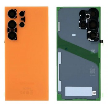 Back cover for Samsung S928 S24 Ultra Titanium Orange original (service pack)