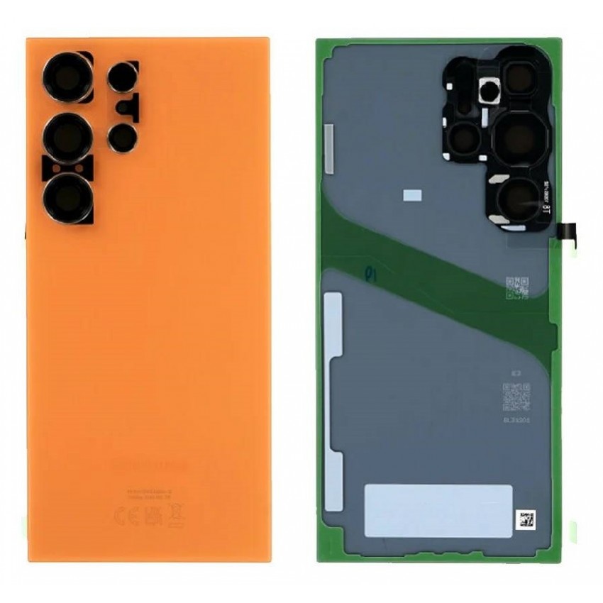 Back cover for Samsung S928 S24 Ultra Titanium Orange original (service pack)