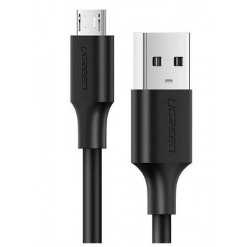 USB kabelis Ugreen microUSB 1.5m (2A) juodas