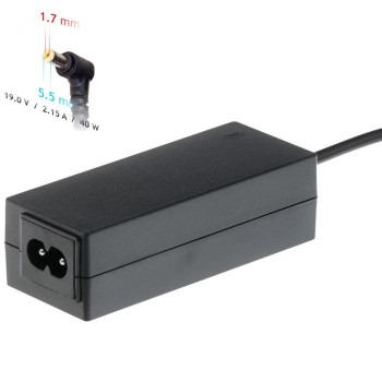 Charger for laptop Akyga AK-ND-47 (19V / 2.15A 40W 5.5 x 1.7mm) ACER 1.2m