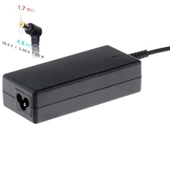 Charger for laptop Akyga AK-ND-09 (18.5V / 3.54A 65W 4.8 x 1.7mm) HP 1.2m