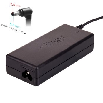 Charger for laptop Akyga AK-ND-02 (19V / 3.95A 75W 5.5 x 2.5mm) ASUS / TOSHIBA / LENOVO 1.2m