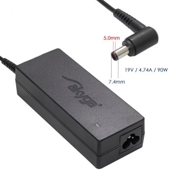 Charger for laptop Akyga AK-ND-04 (19V / 4.74A 90W 7.4 x 5.0mm + pin) HP 1.2m