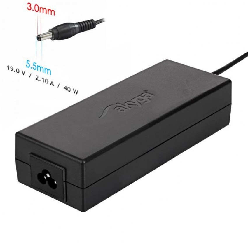 Charger for laptop Akyga AK-ND-56 (19V / 6.32A 120W 5.5 x 3.0mm + pin) SAMSUNG 1.2m