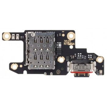 Flex Xiaomi Redmi Note 13 Pro 5G/Poco X6 5G with charging connector and microphone, SIM card contact ORG