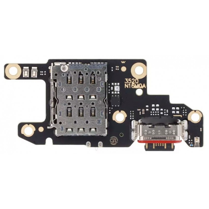 Flex Xiaomi Redmi Note 13 Pro 5G/Poco X6 5G with charging connector and microphone, SIM card contact ORG