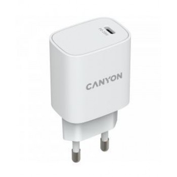 Charger CANYON H-20 (1xUSB-C 20W) white