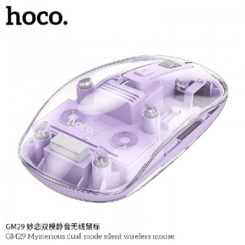 Mouse HOCO GM29 wireless, purple