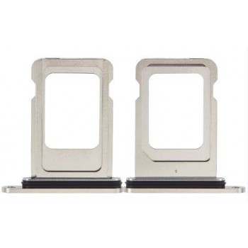 SIM card holder for iPhone 15 Pro/15 Pro Max White Titanium ORG
