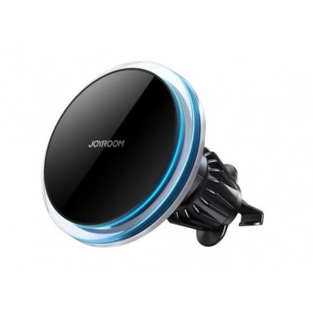 Wireless car charger+holder JOYROOM (JR-ZS291) Magnetic (MagSafe 15W) for using on ventilation grille black