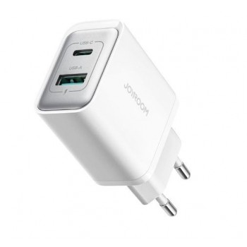 Charger JOYROOM (TCF15) (1xUSB-C;1xUSB 3A 30W) white
