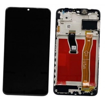 LCD screen Huawei Nova Y70/Nova Y70 Plus with touch screen with frame and battery Black original (service pack)