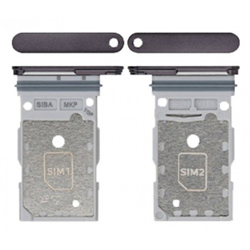 SIM kortelės laikiklis Samsung S921 S24/S926 S24 Plus Dual Onyx Black originalus (service pack) SIM kortelės laikiklis Samsung S921 S24/S926 S24 Plus Dual Onyx Black originalus (service pack)
