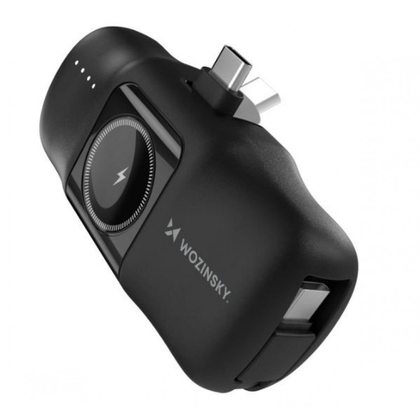 External battery POWER BANK Wozinsky (WF16-YCS) USB-C + Apple Watch Charger 5000mAh (20W) black