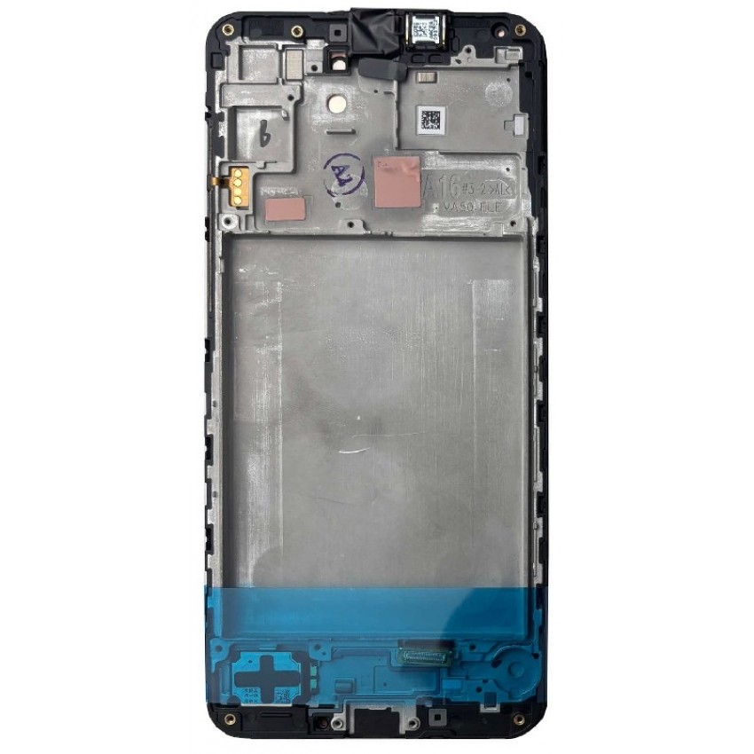 LCD screen Samsung A166 A16 5G with touch screen and frame Black original (service pack)