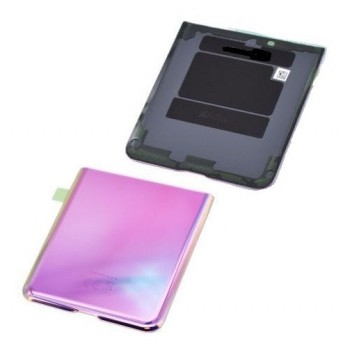 Back upper cover for Samsung Galaxy Z Flip F700 Mirror Purple original (service pack) Back upper cover for Samsung Galaxy Z Flip F700 Mirror Purple original (service pack)