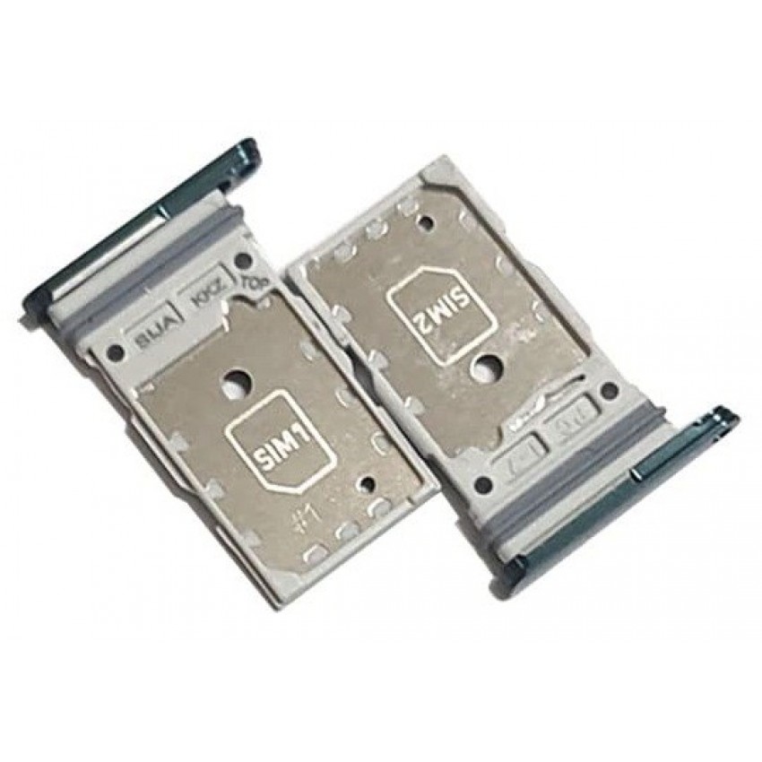 SIM card holder Samsung S901/S906 S22/S22 Plus Dual Green originalus (service pack) SIM card holder Samsung S901/S906 S22/S22 Plus Dual Green originalus (service pack)