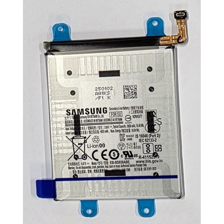 Akumuliatorius originalus Samsung S938 S25 Ultra 5000mAh EB-BS938ABE (service pack)