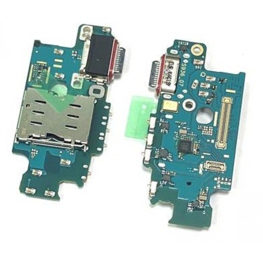 Lanksčioji jungtis Samsung S936 S25 Plus su įkrovimo kontaktu, mikrofonu, SIM lizdu originali (service pack)